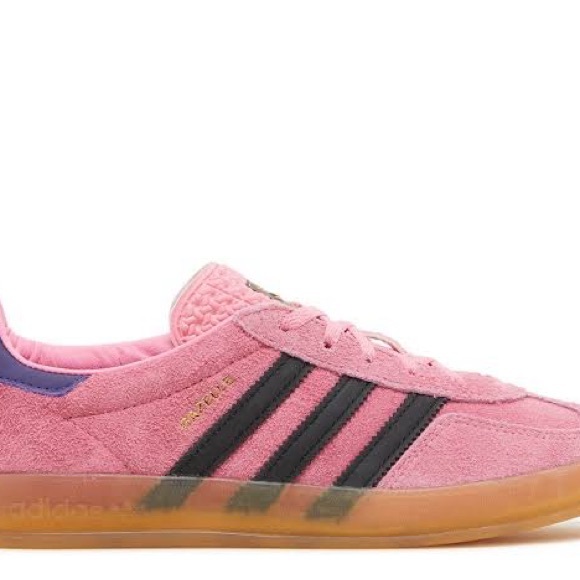 Adidas Gazelle Indoor Pink Purple Shoes Size 8.5 - Picture 2 of 5